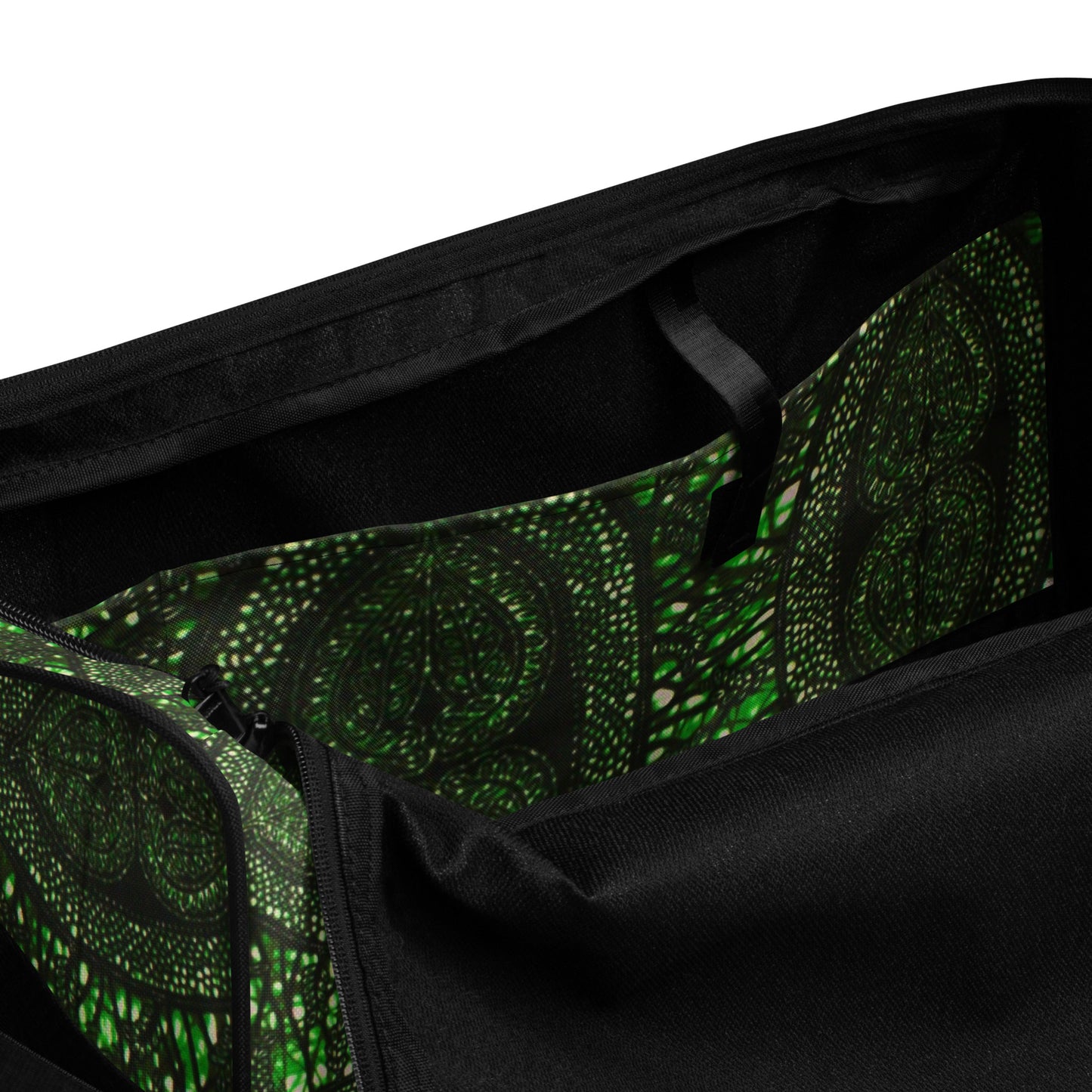 Green Peas Ankara Duffle Bag