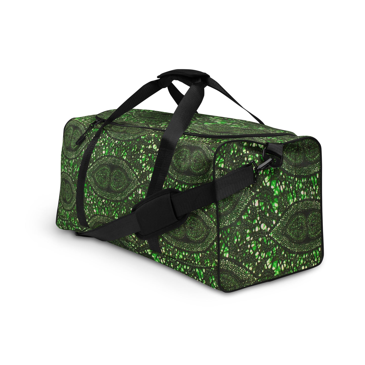 Green Peas Ankara Duffle Bag