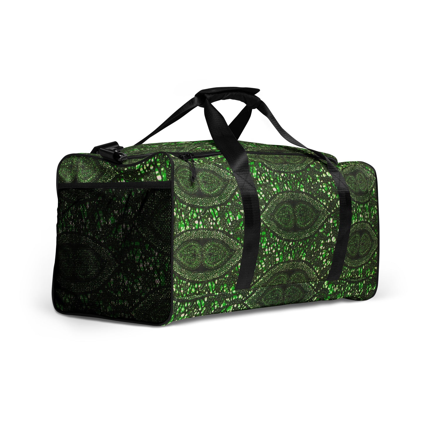 Green Peas Ankara Duffle Bag