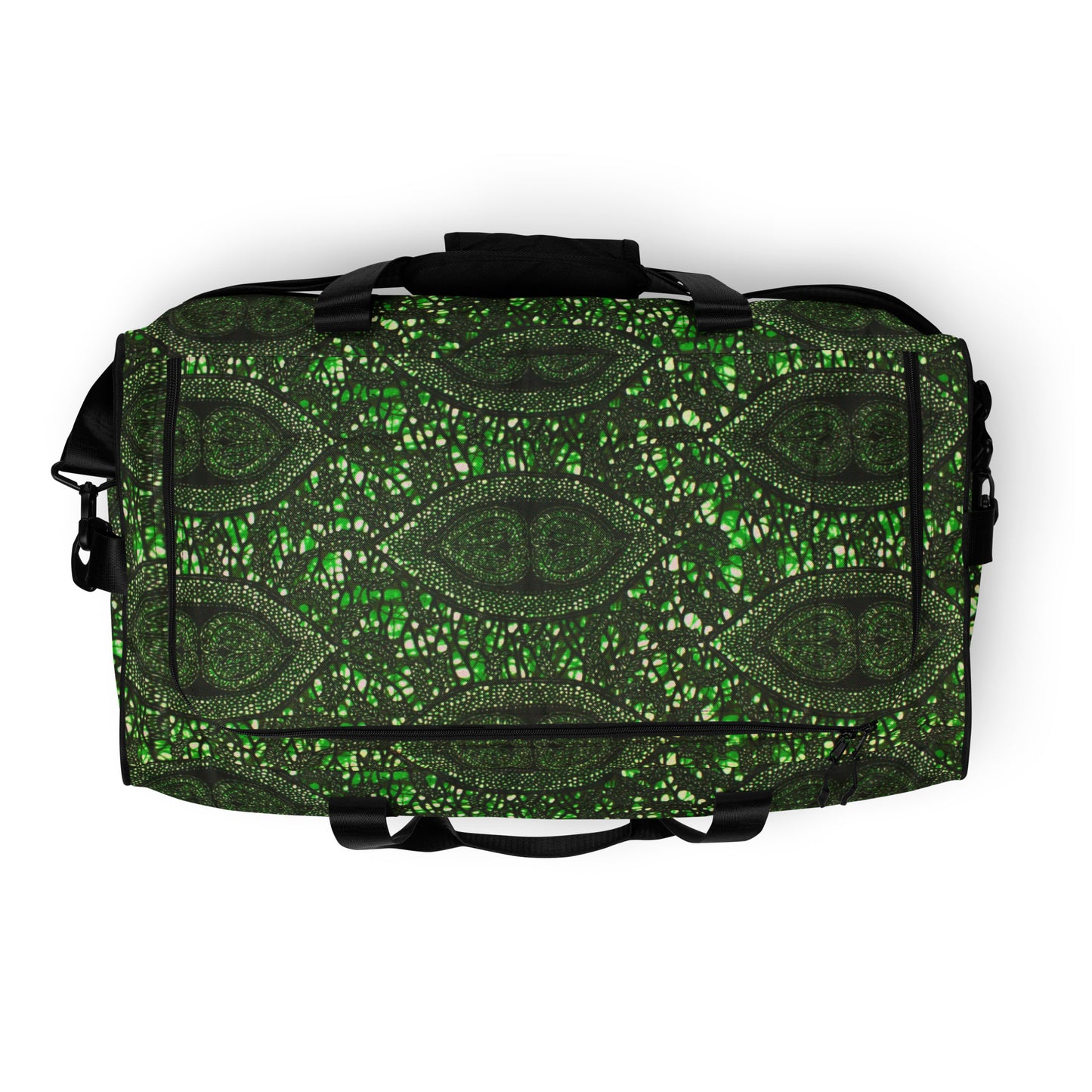 Green Peas Ankara Duffle Bag