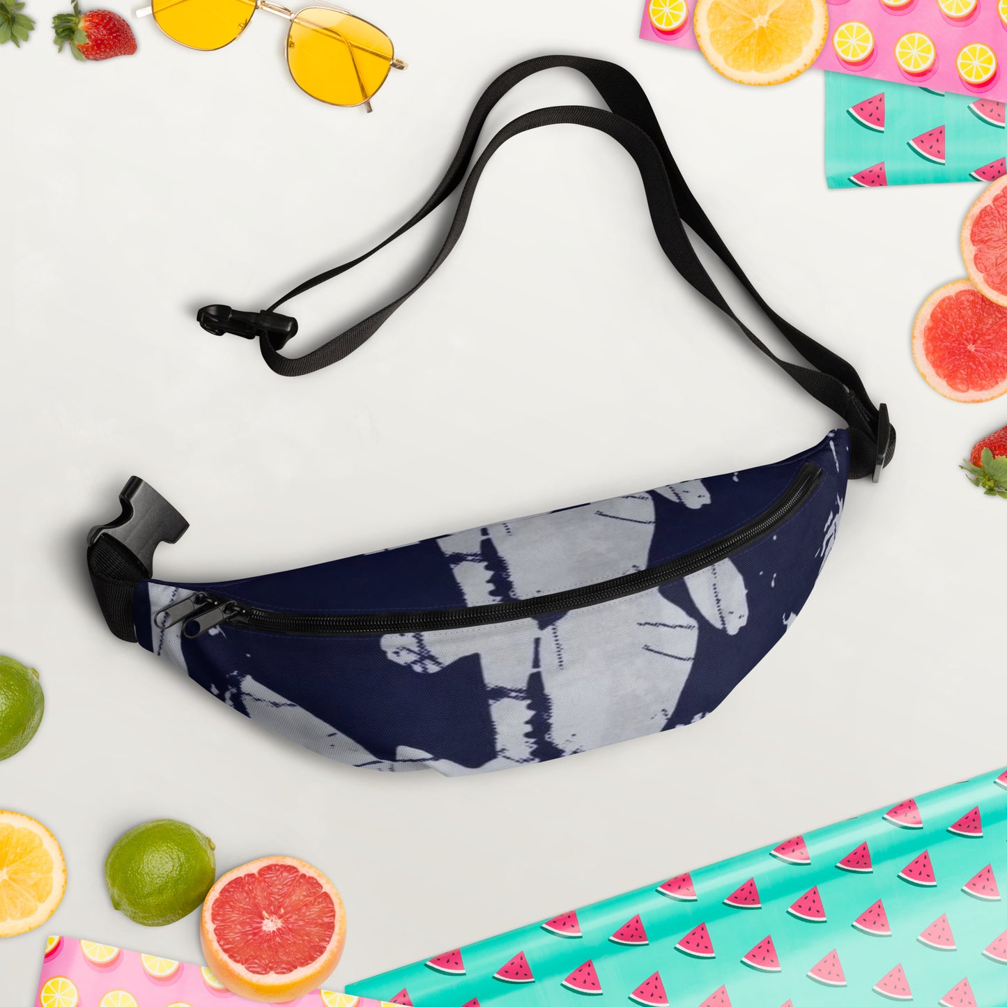 Indigo Adire Fanny Pack