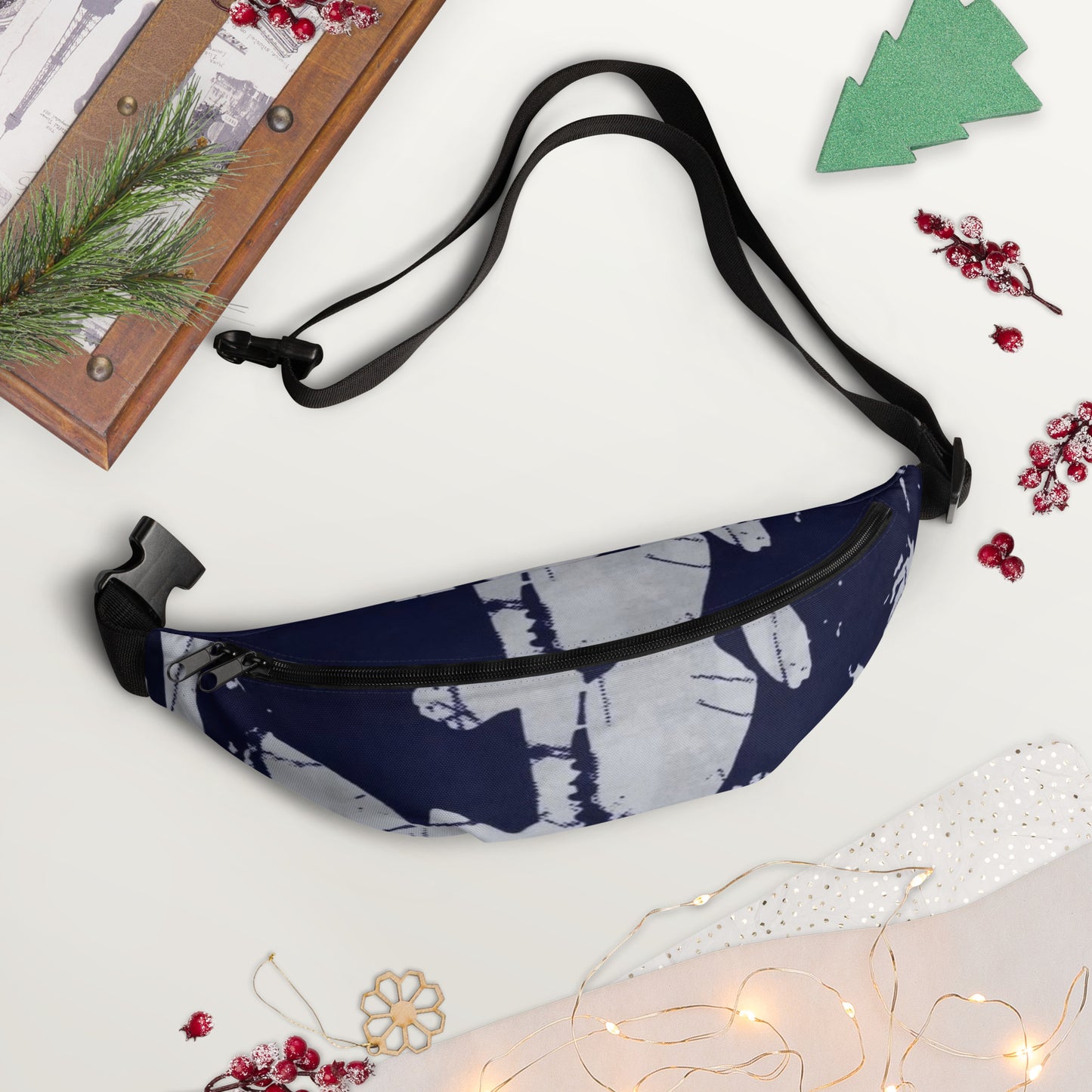 Indigo Adire Fanny Pack