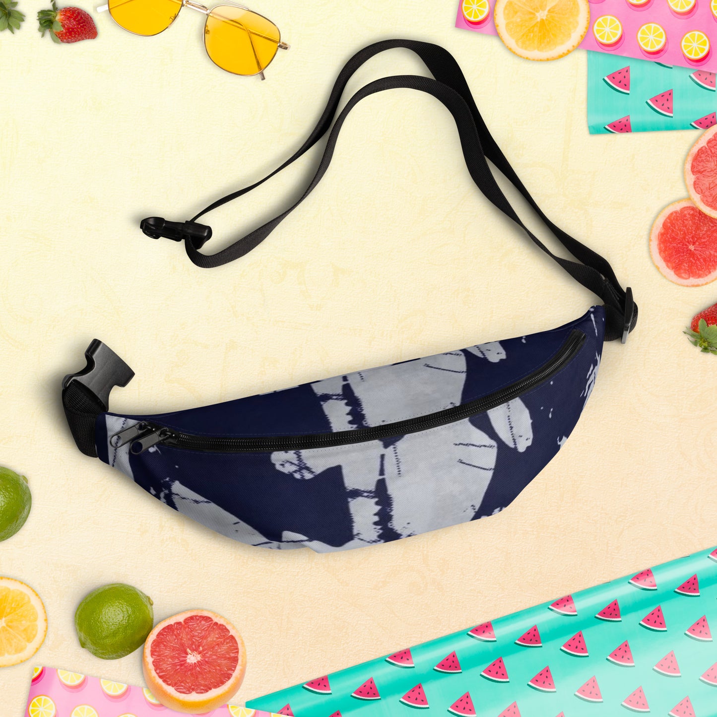 Indigo Adire Fanny Pack