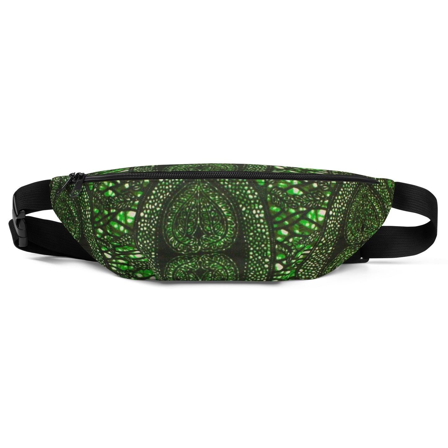 Green Peas Ankara Fanny Pack