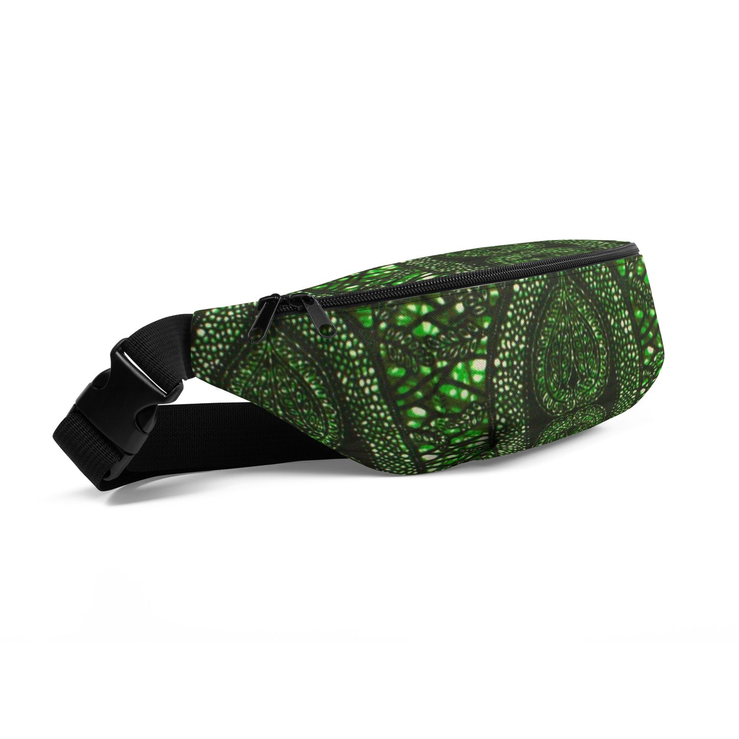 Green Peas Ankara Fanny Pack