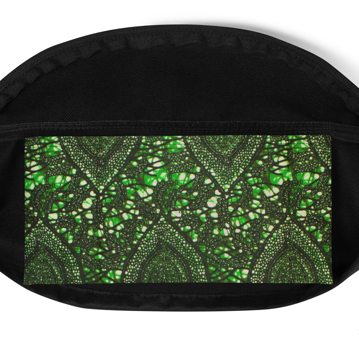 Green Peas Ankara Fanny Pack