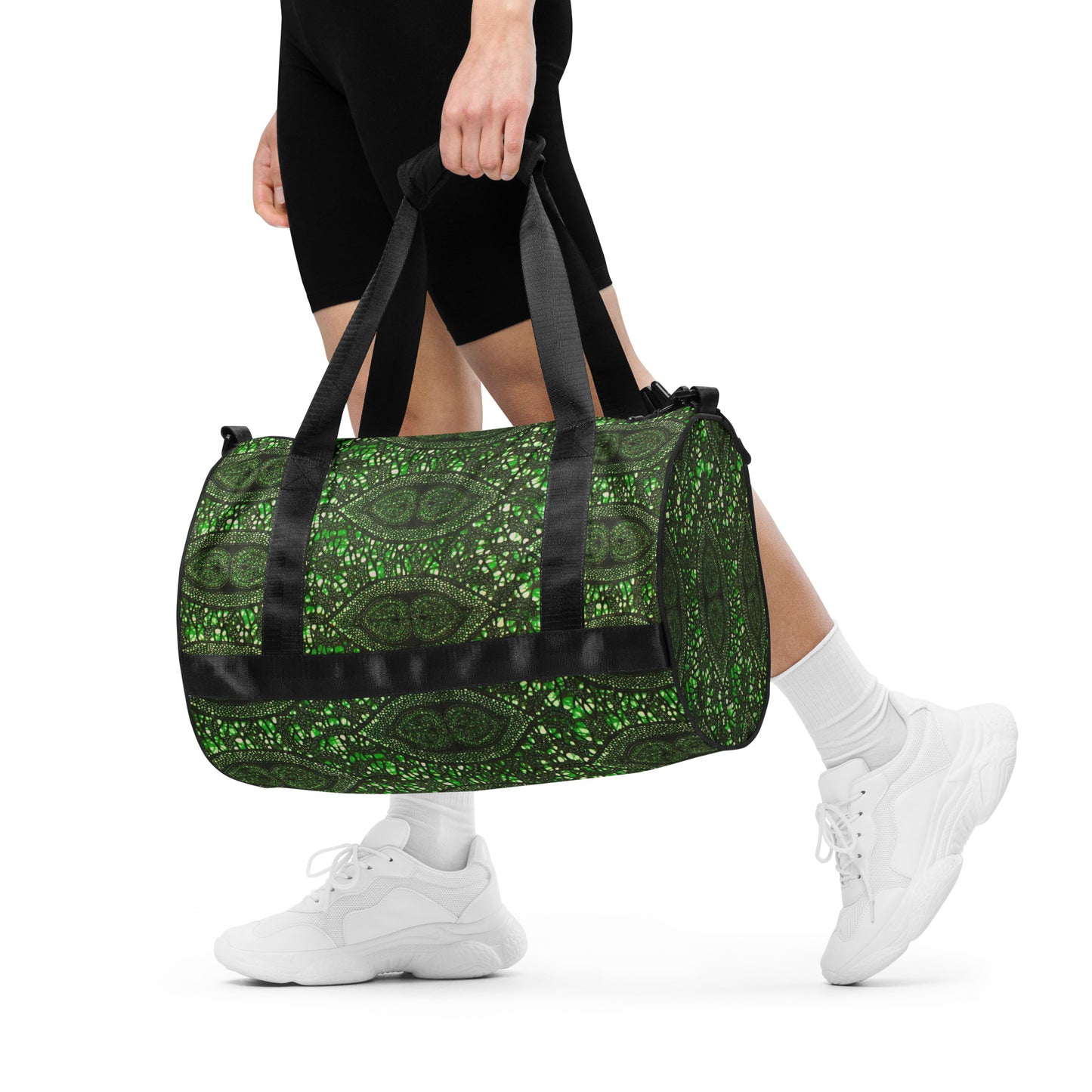 Green Peas Ankara Gym Bag