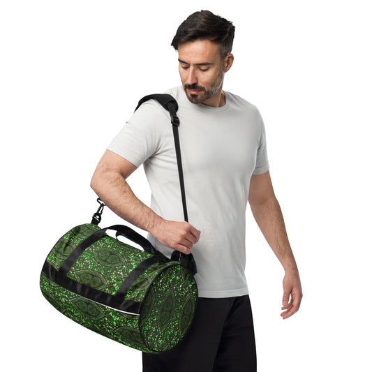 Green Peas Ankara Gym Bag