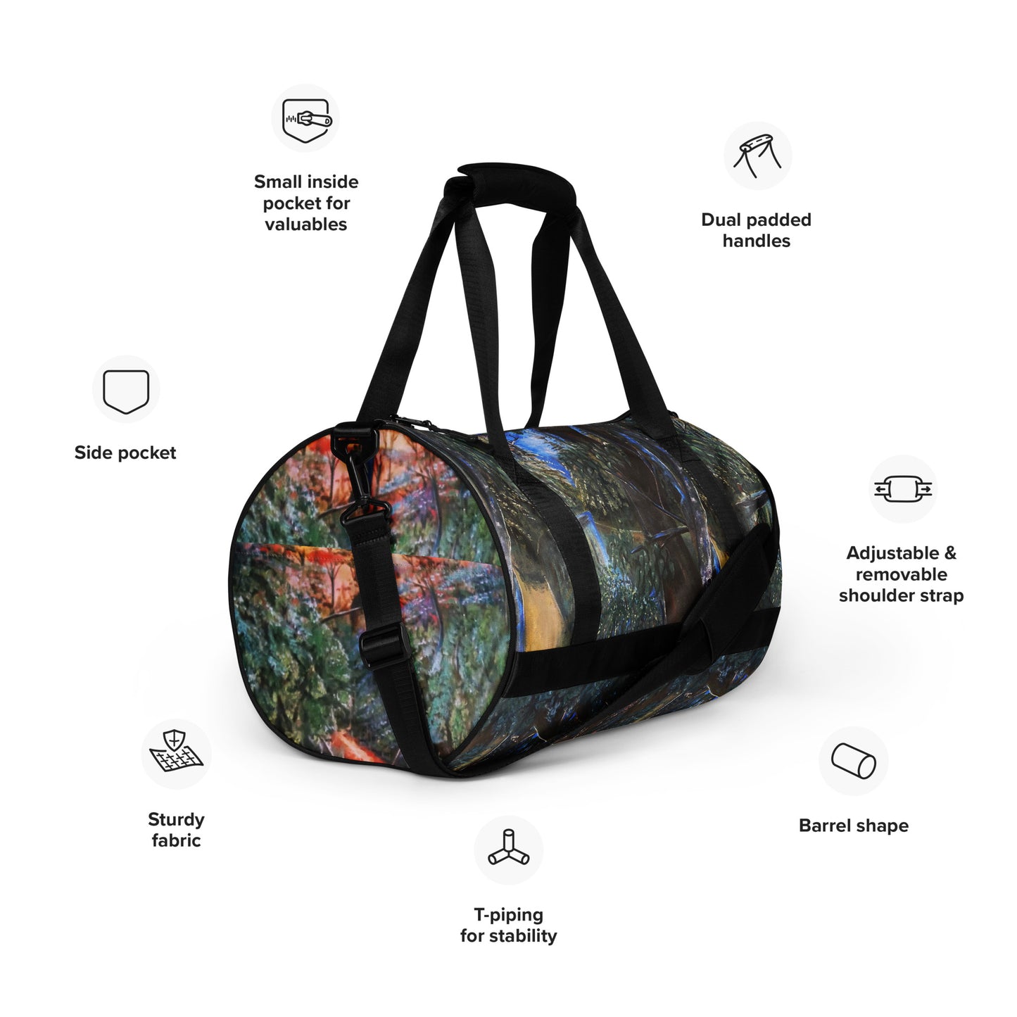 Art Print Gym Bag