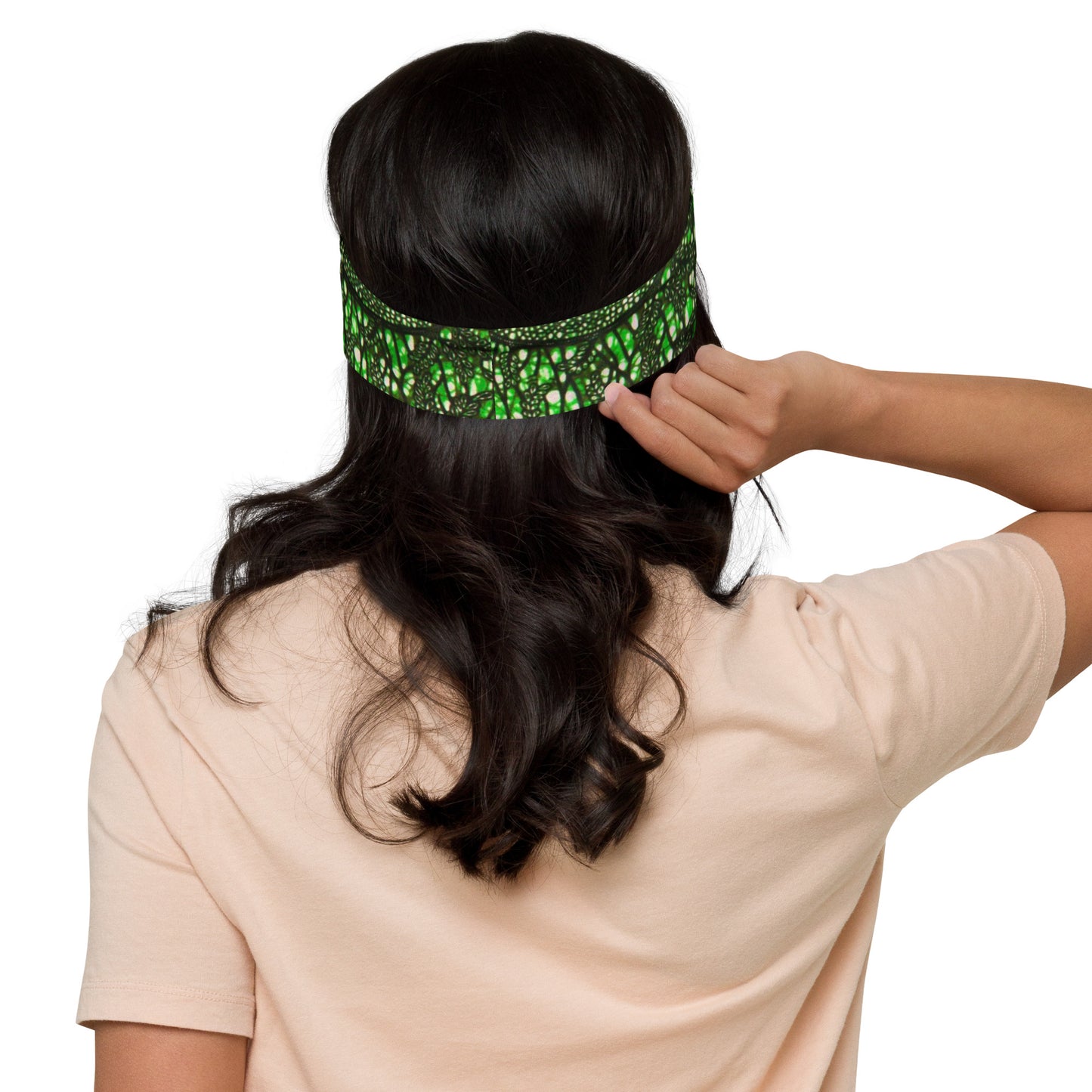 Green Peas Ankara Headband