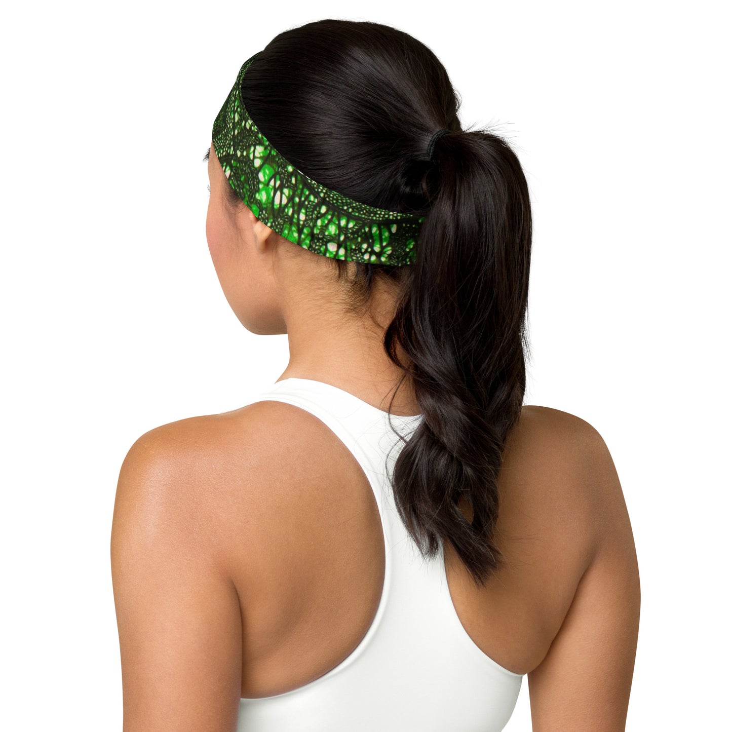 Green Peas Ankara Headband