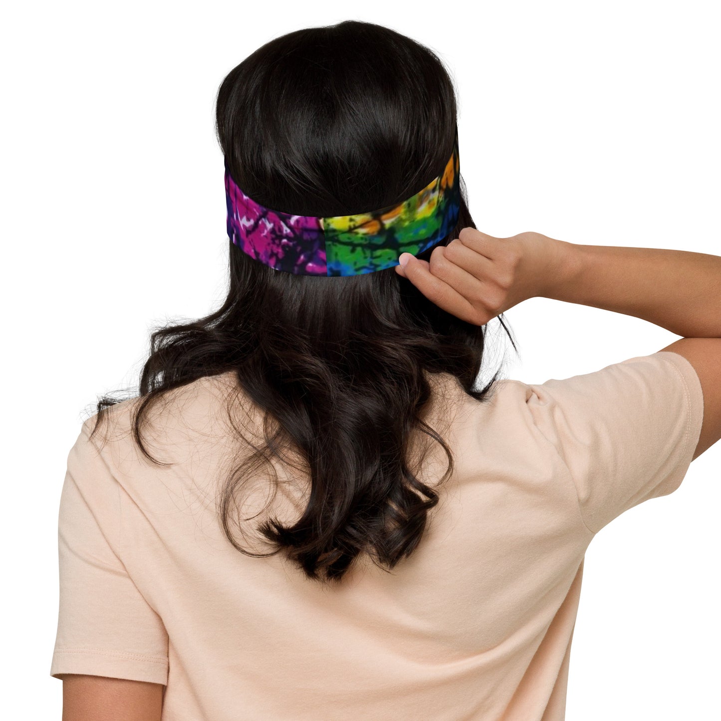 Multicolour Adire Headband