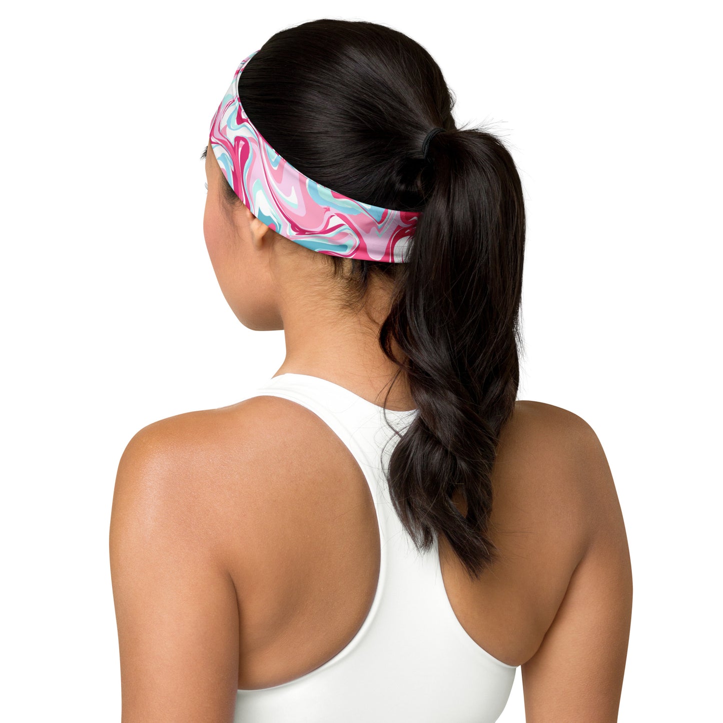 Pink Marble Headband