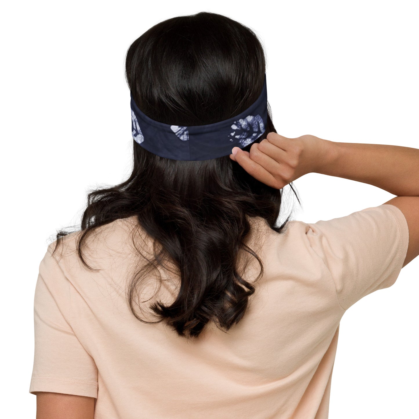 Indigo Leaf Adire Headband