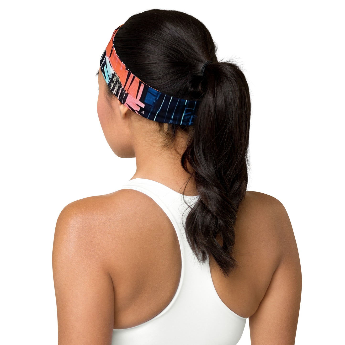 Colourful Adire Headband