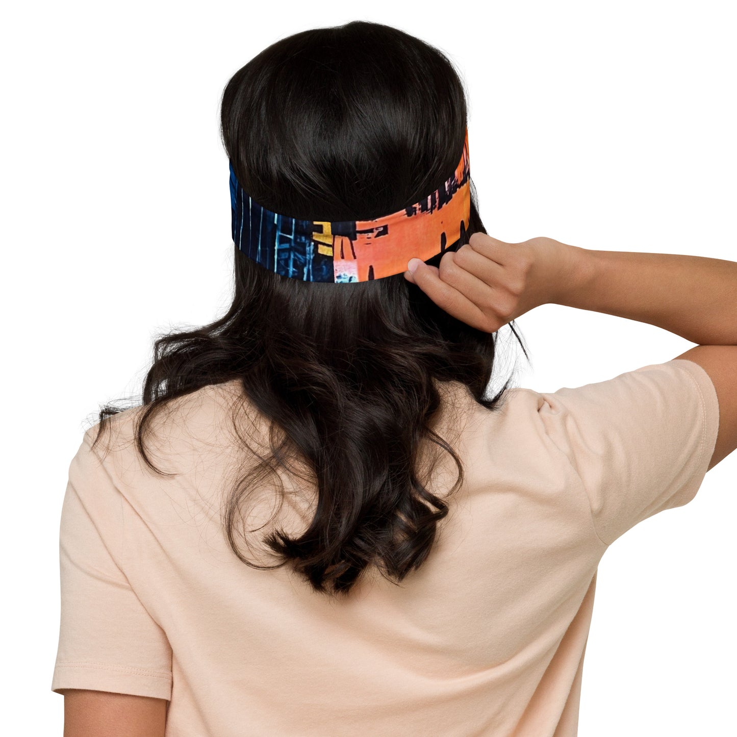 Colourful Adire Headband