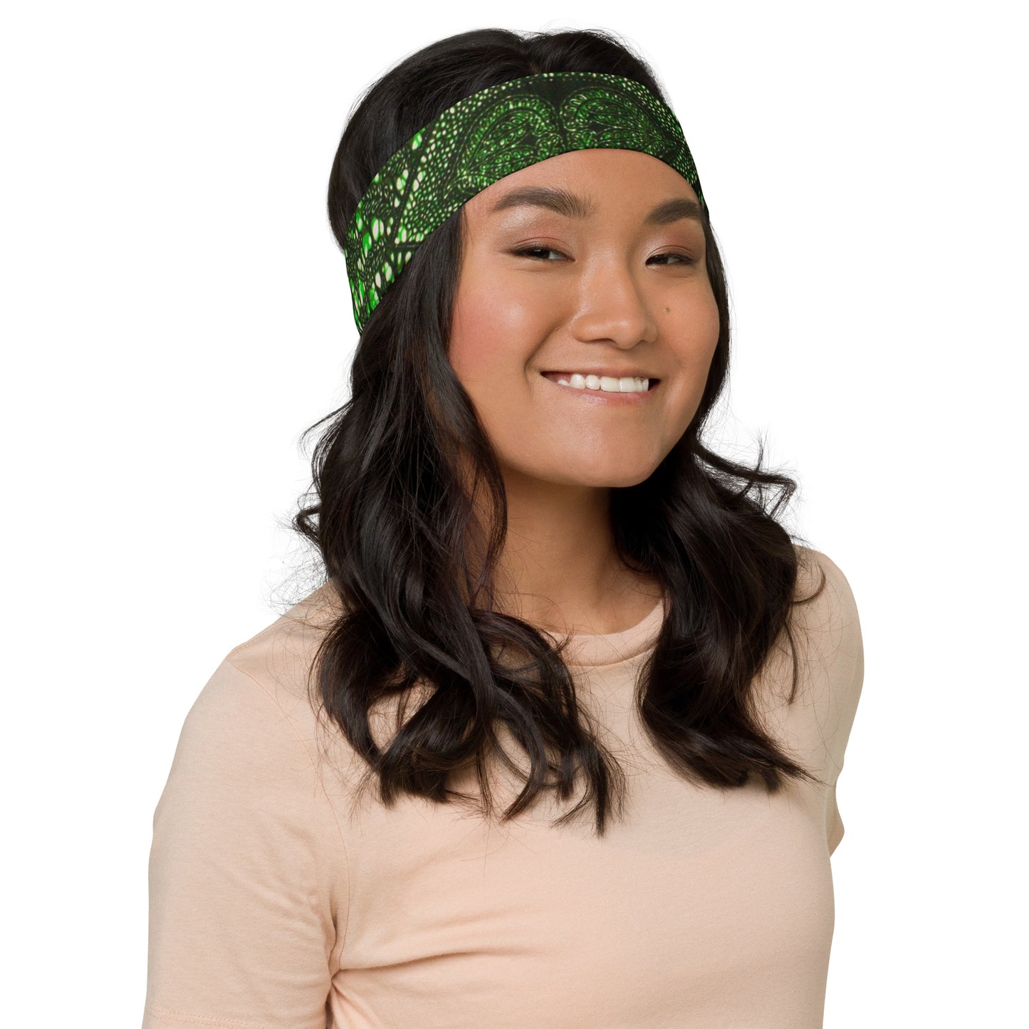 Green Peas Ankara Headband