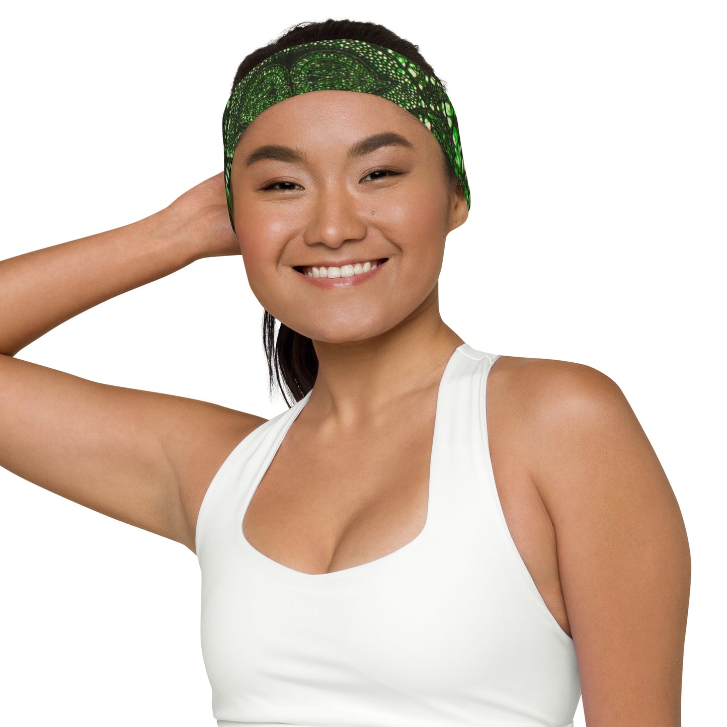 Green Peas Ankara Headband