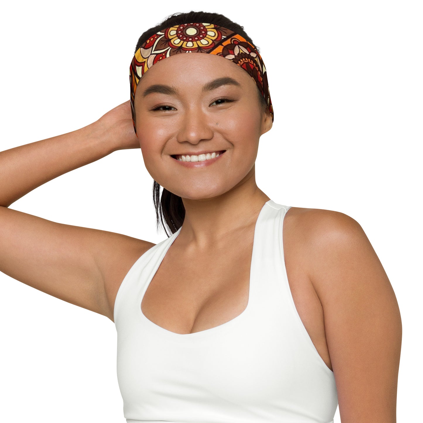 Multicolour Brown Headband