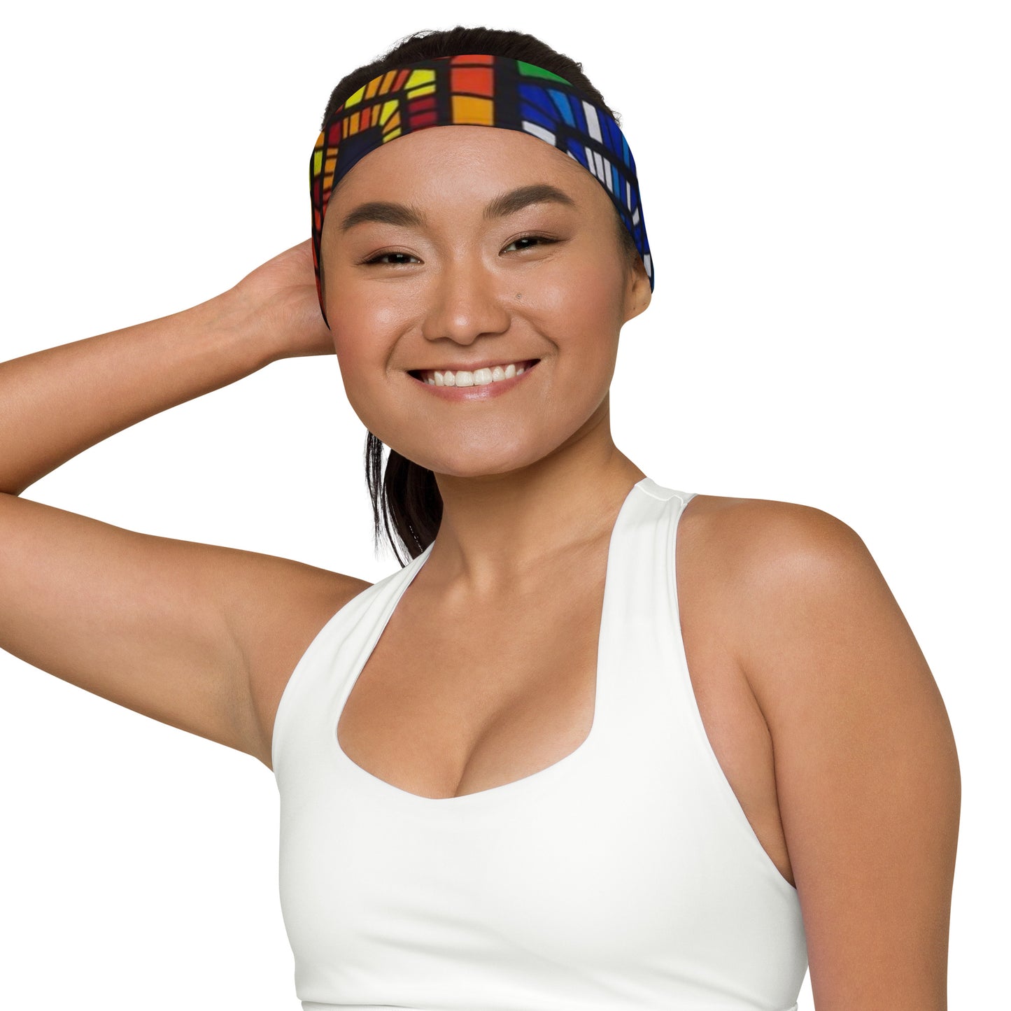 Multicolour Pentagon Headband