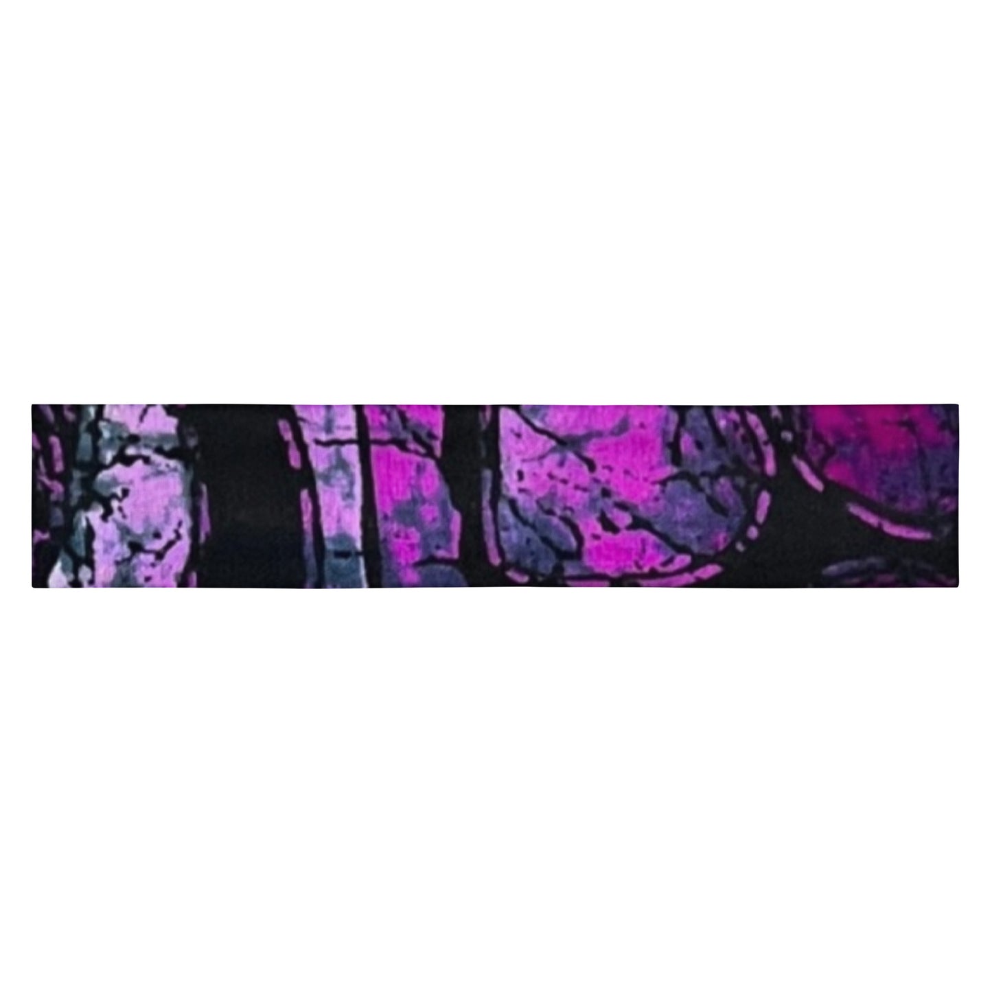 Purple Black Ankara Headband