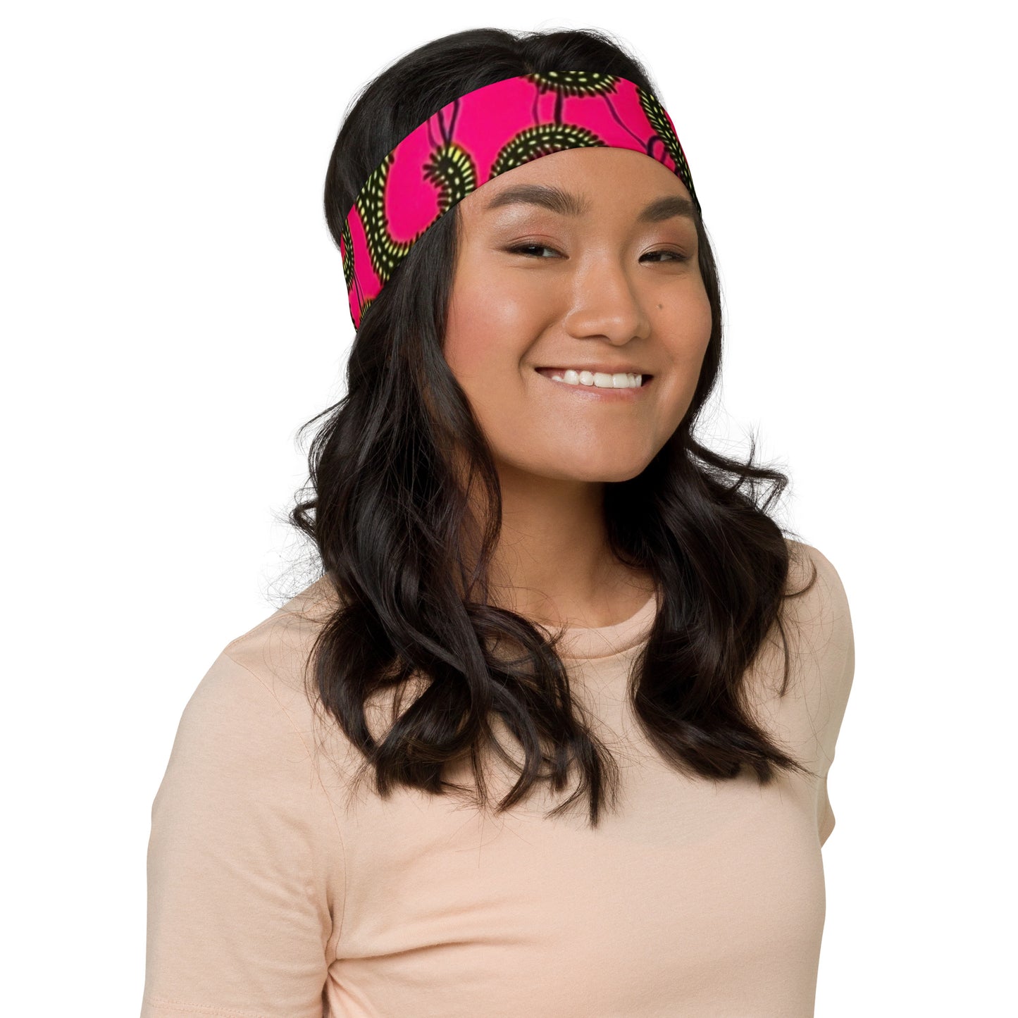 Pink Ankara Headband