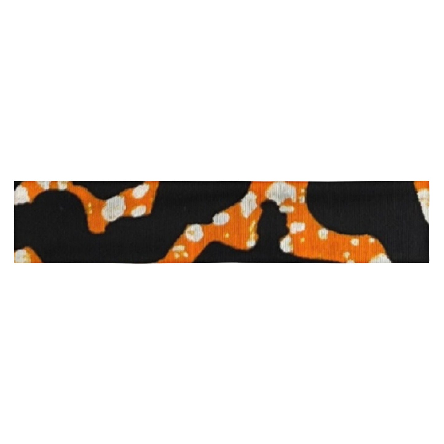 Green Orange Leopard Headband