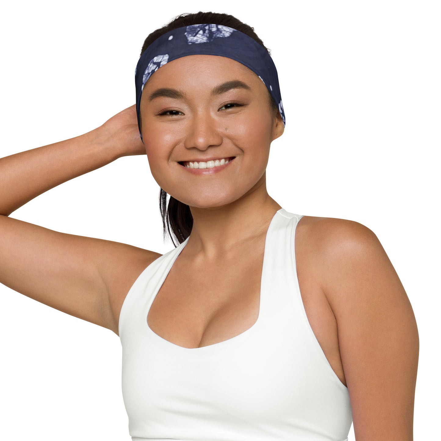 Indigo Leaf Adire Headband