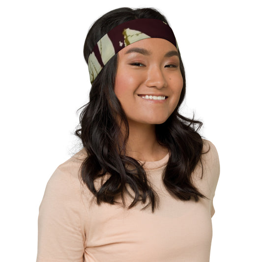 Brown Adire Headband