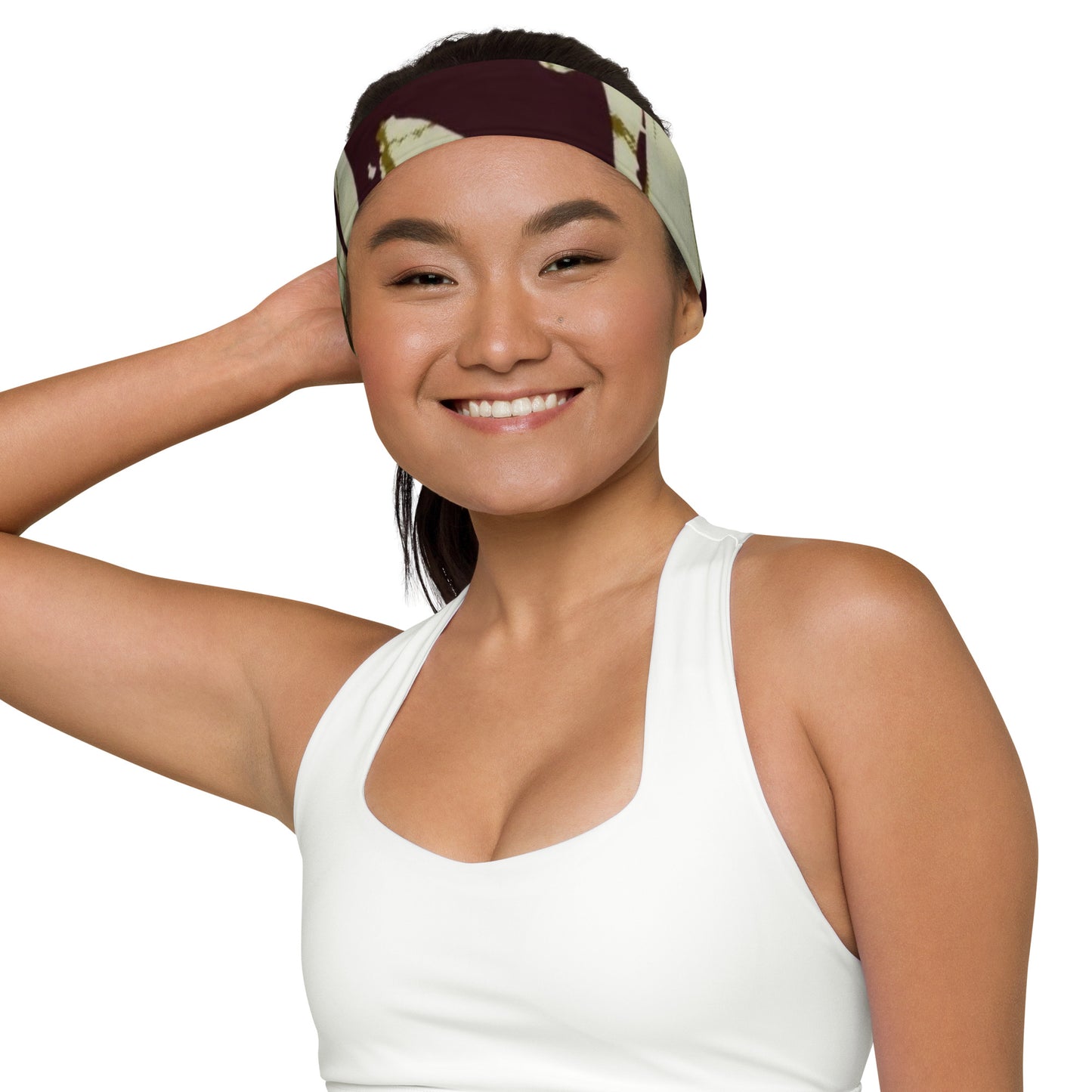 Brown Adire Headband