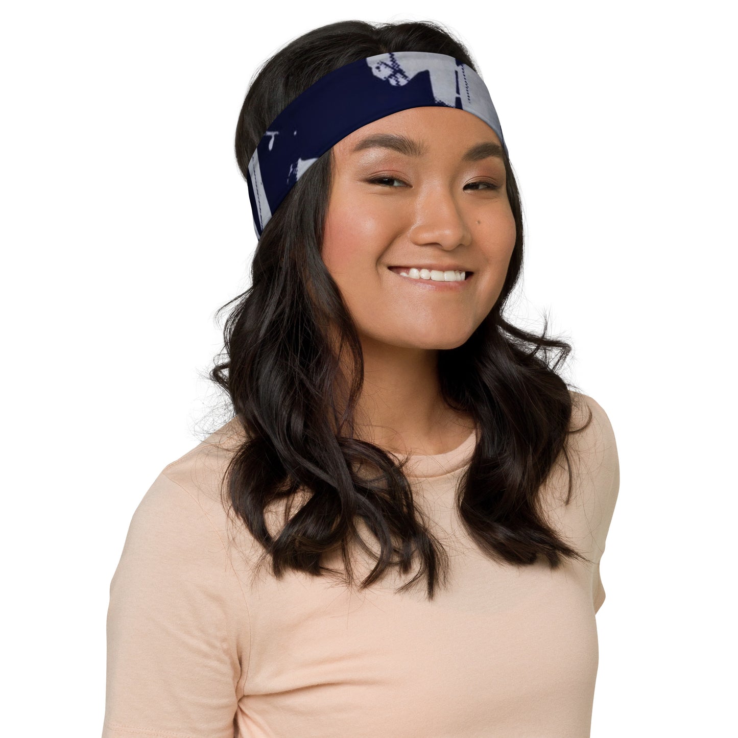 Indigo Adire Headband