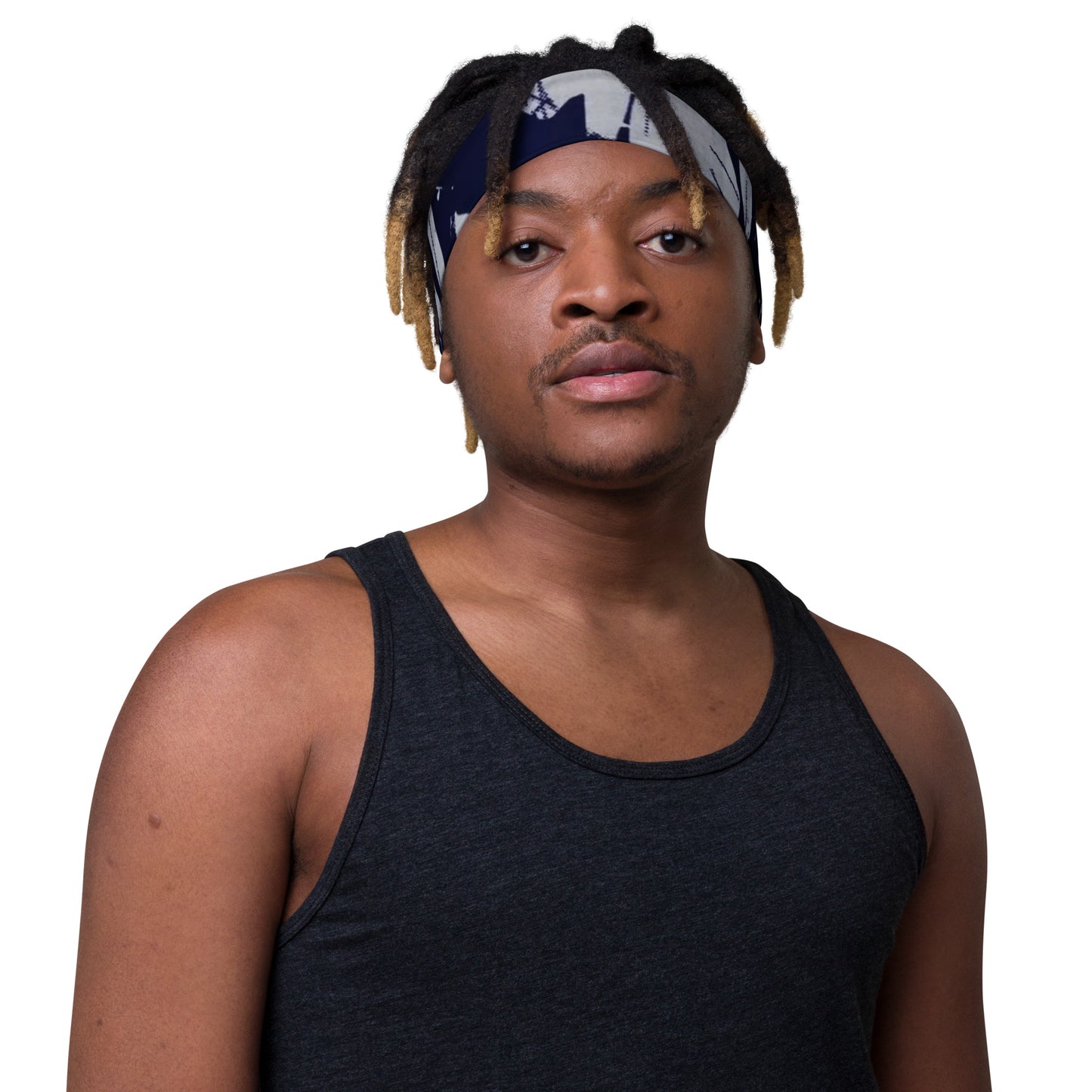 Indigo Adire Headband