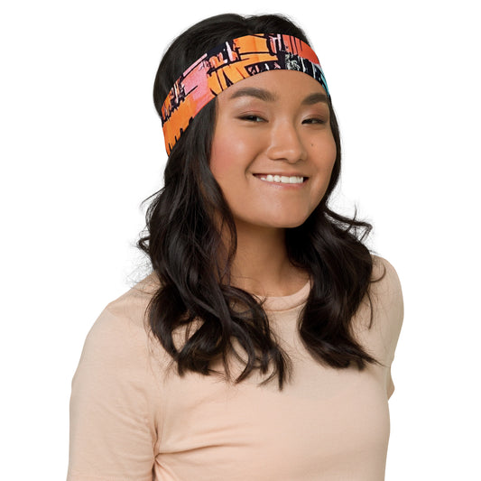 Colourful Adire Headband