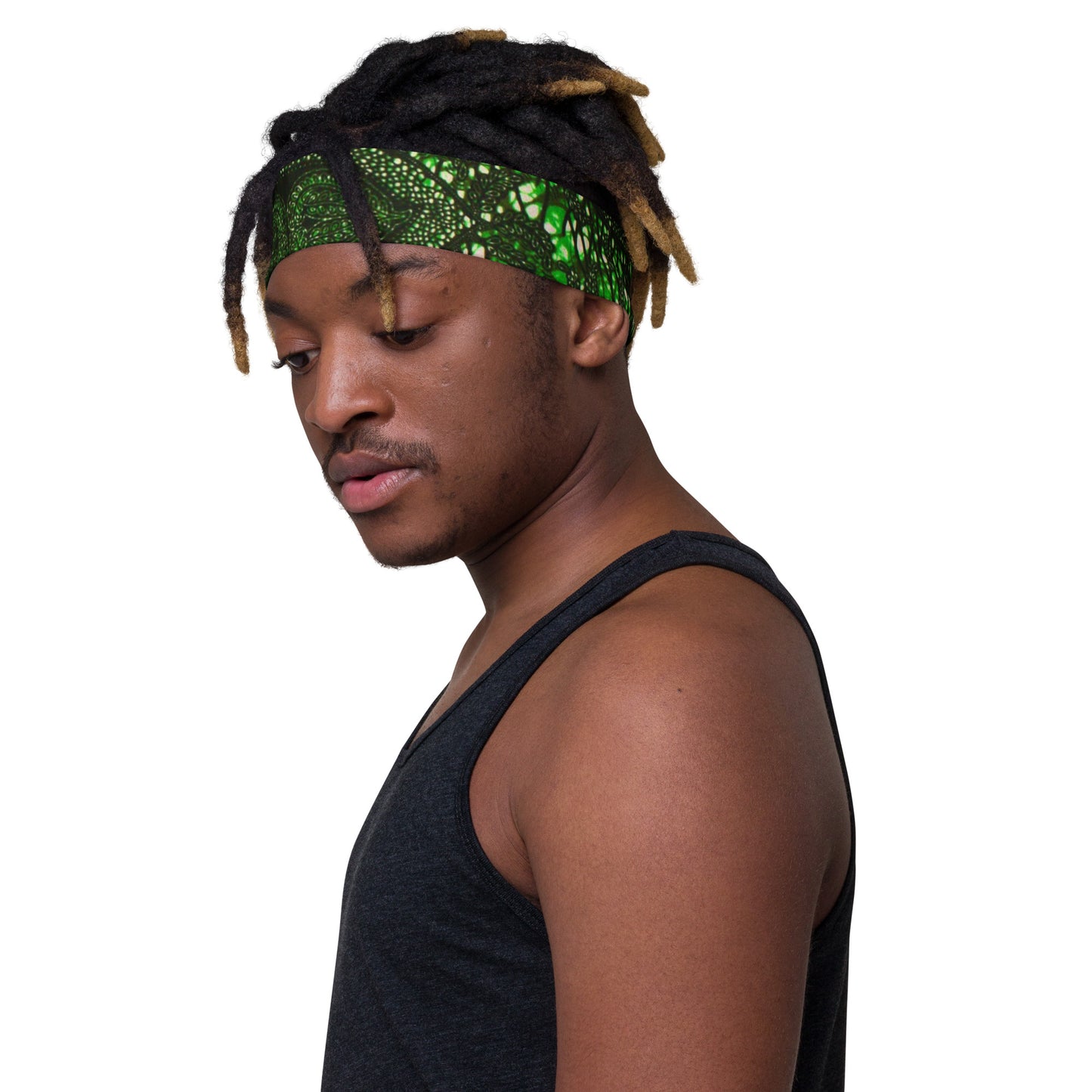 Green Peas Ankara Headband