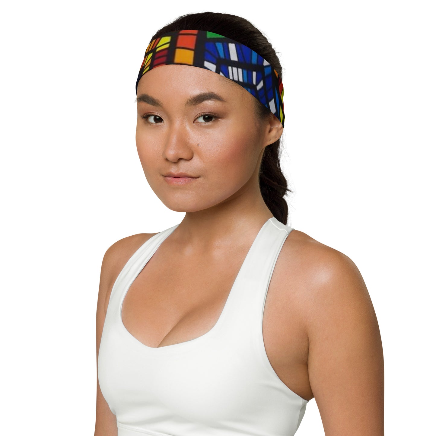 Multicolour Pentagon Headband