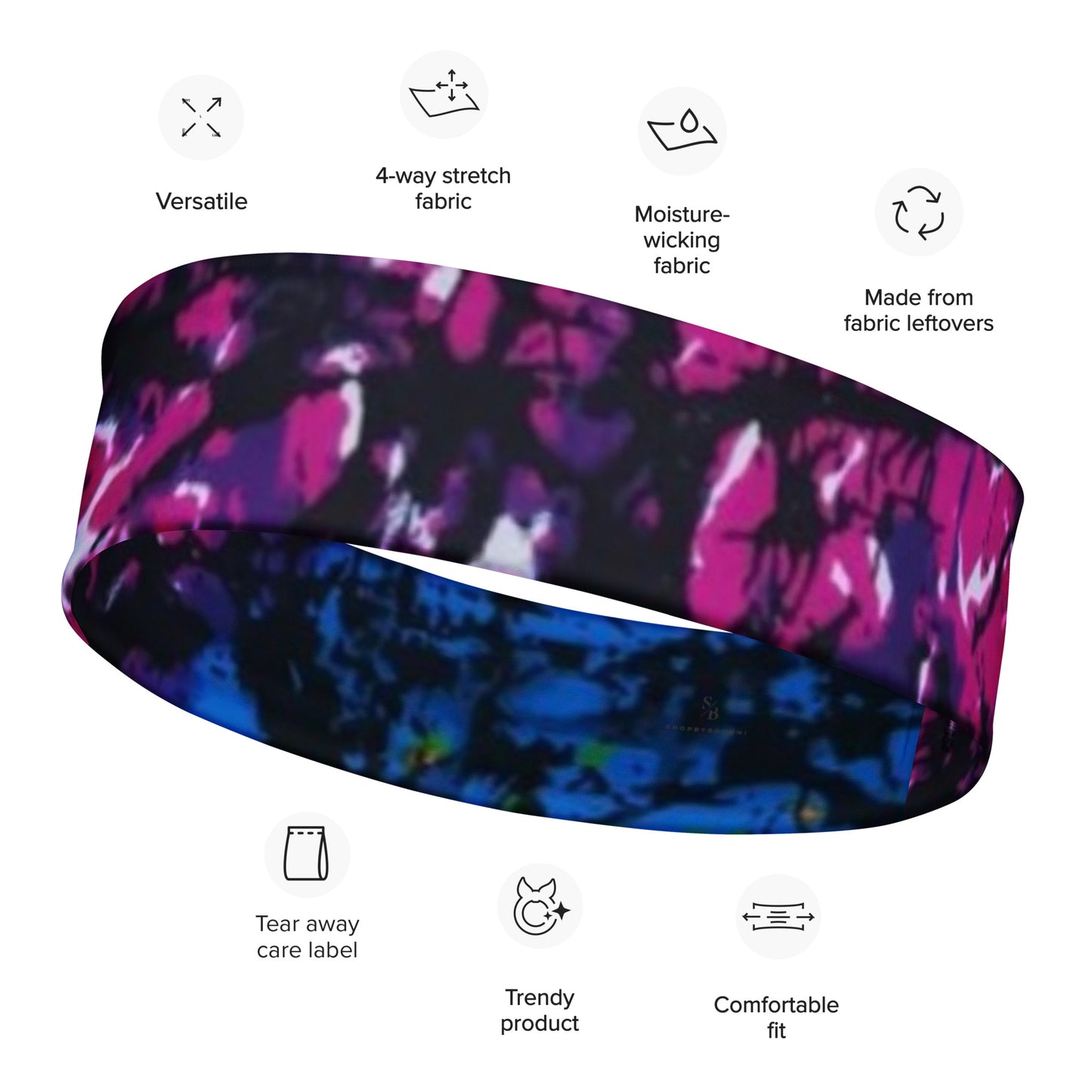 Multicolour Adire Headband