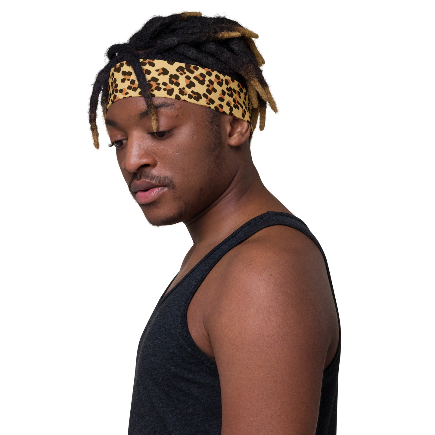 Brown Leopard Headband