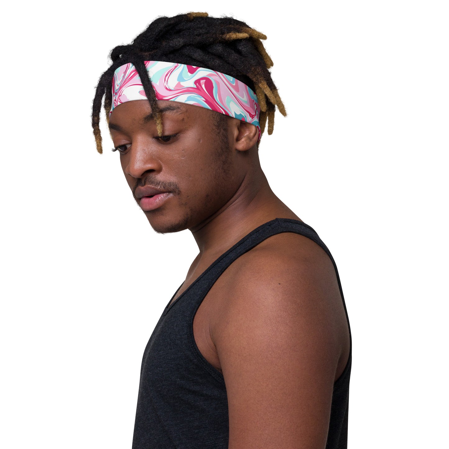 Pink Marble Headband