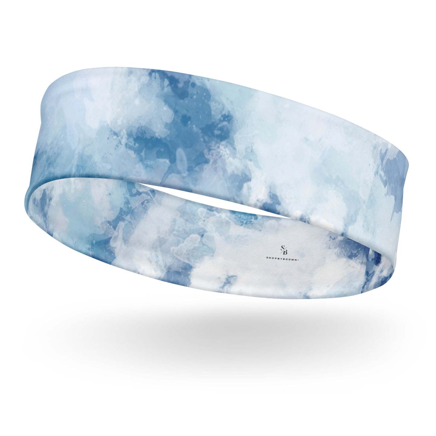 Blue Watercolour Headband