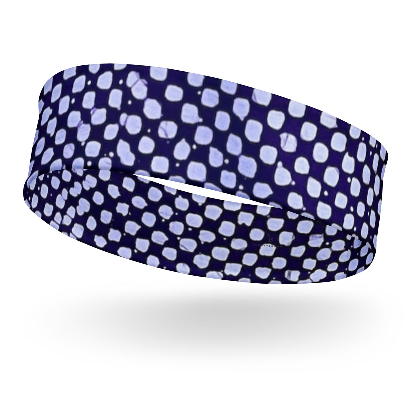 Purple & White Dots Headband