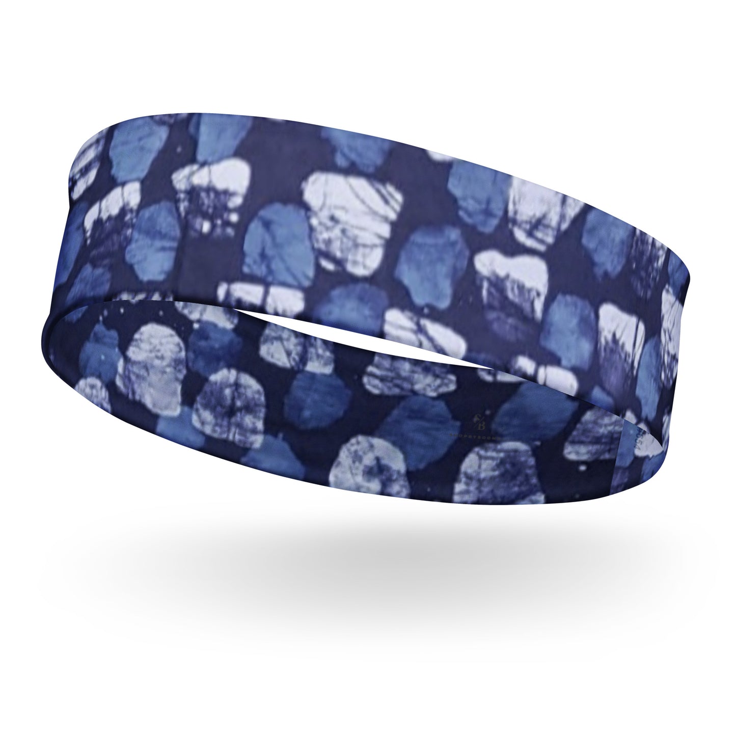 Blue Dotted Headband