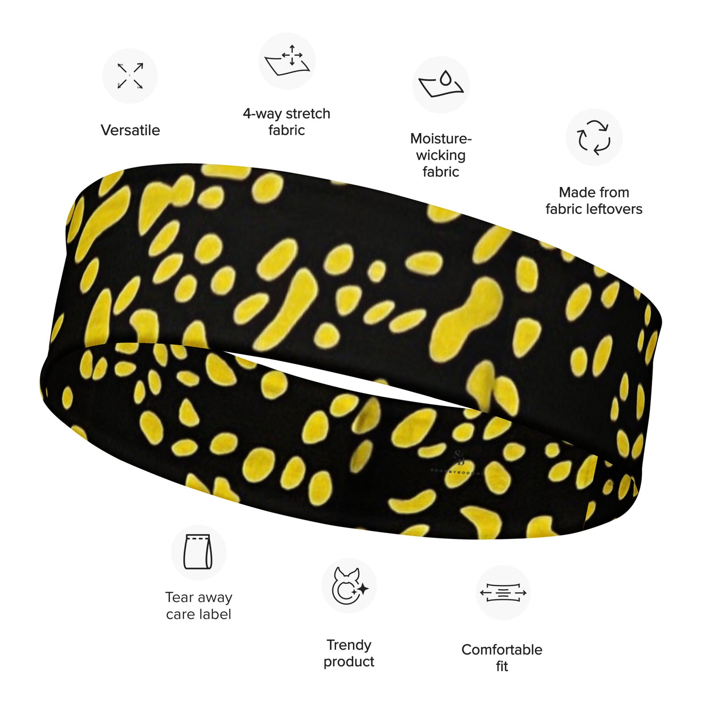 Yellow Dots Headband