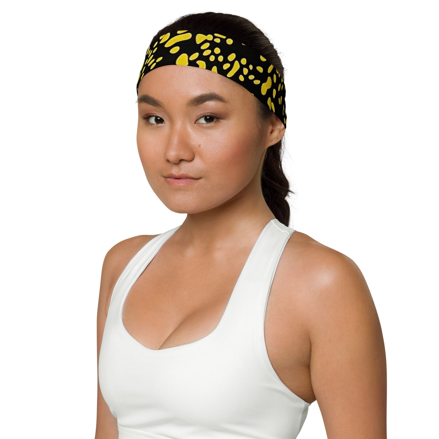 Yellow Dots Headband