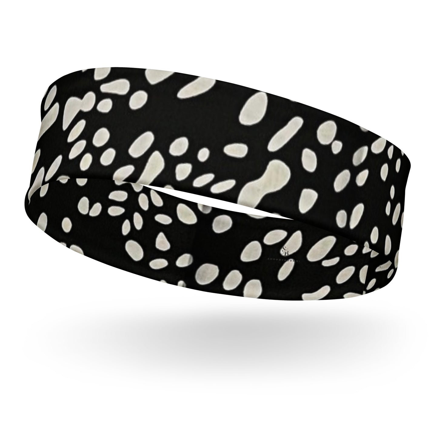 White Dots Headband