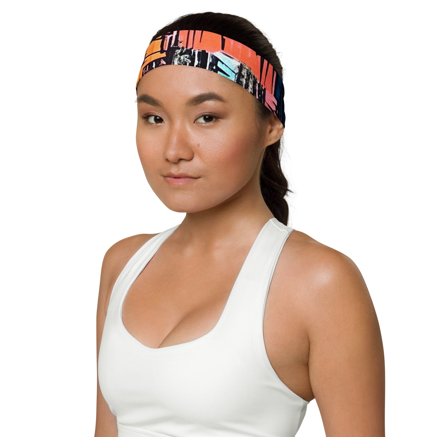 Colourful Adire Headband