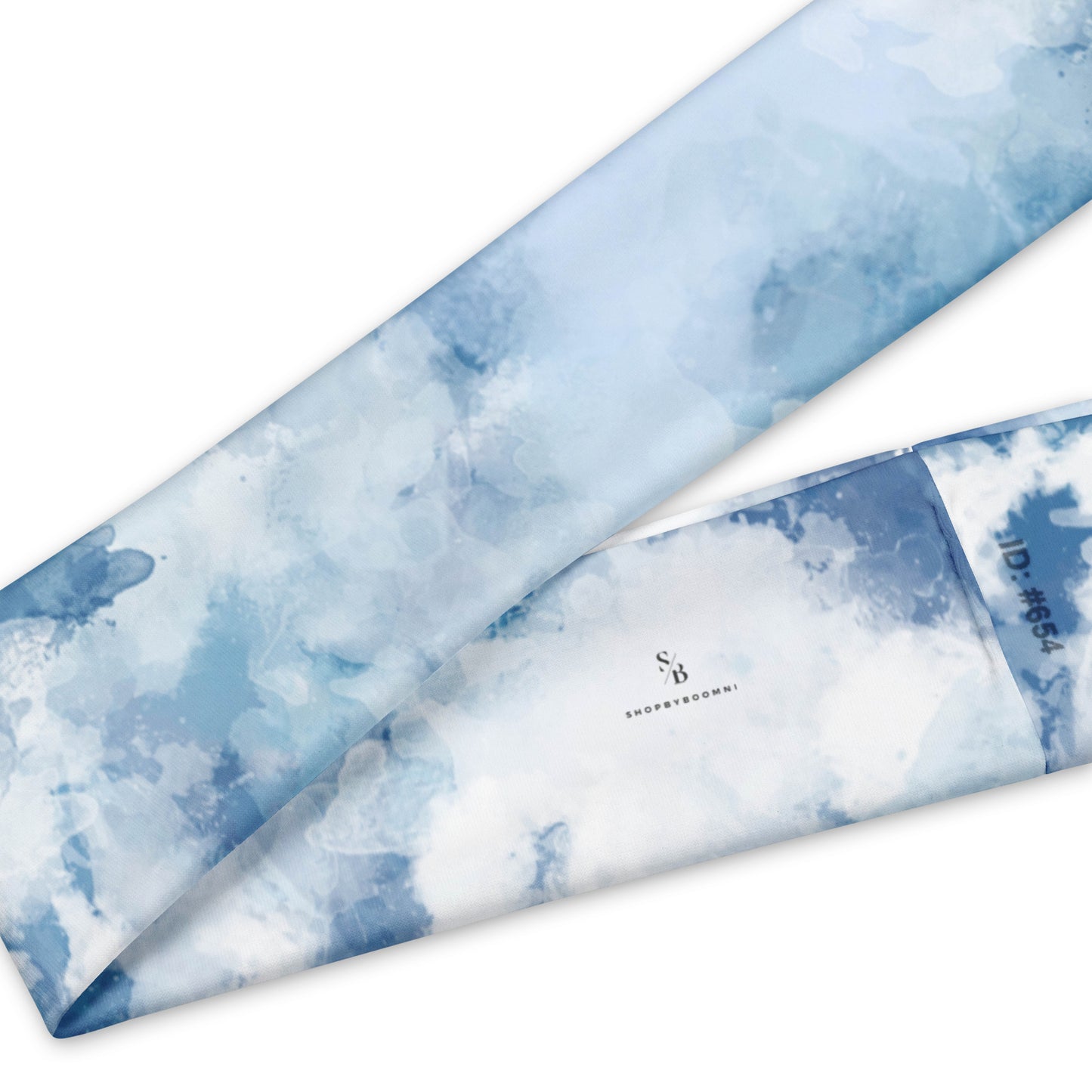 Blue Watercolour Headband