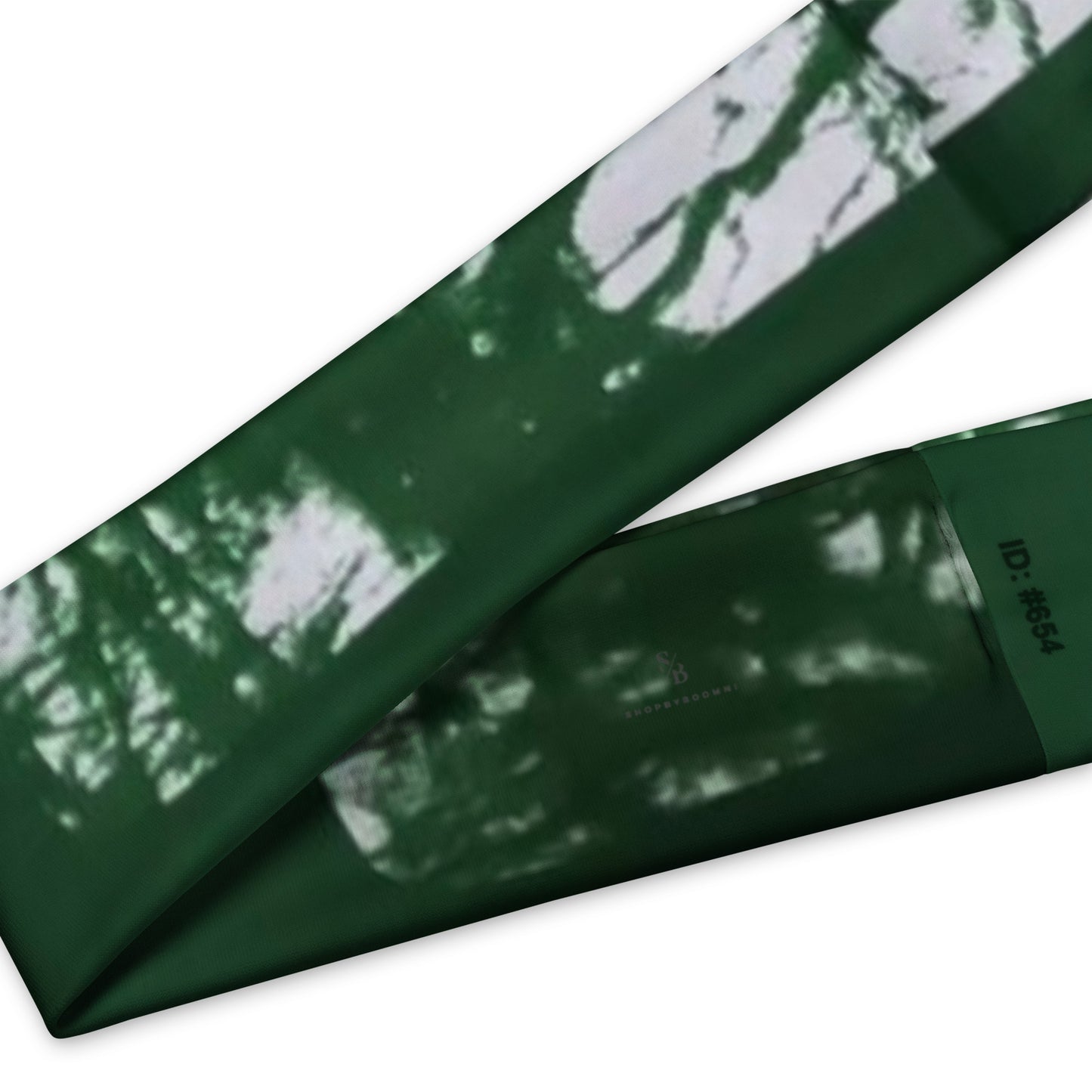 Green Adire Headband