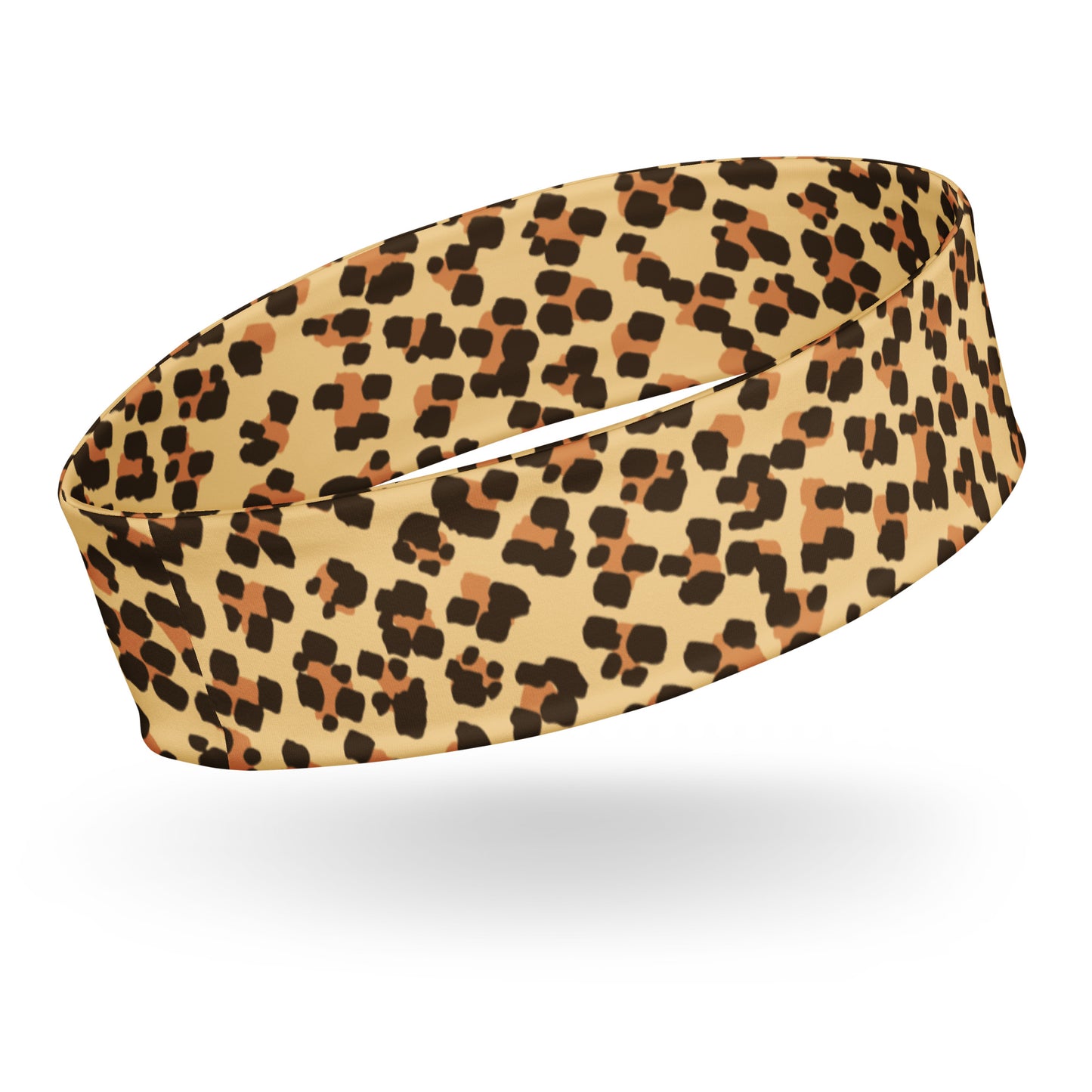 Brown Leopard Headband