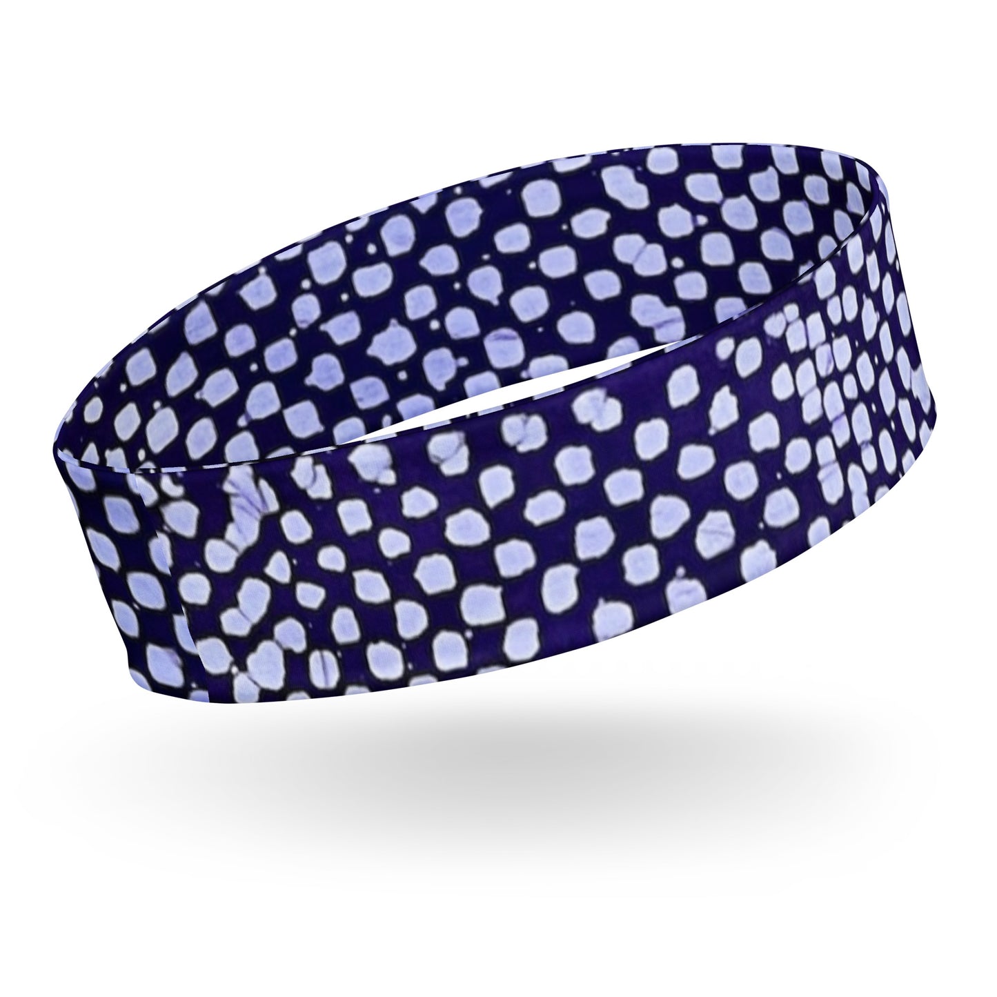 Purple & White Dots Headband