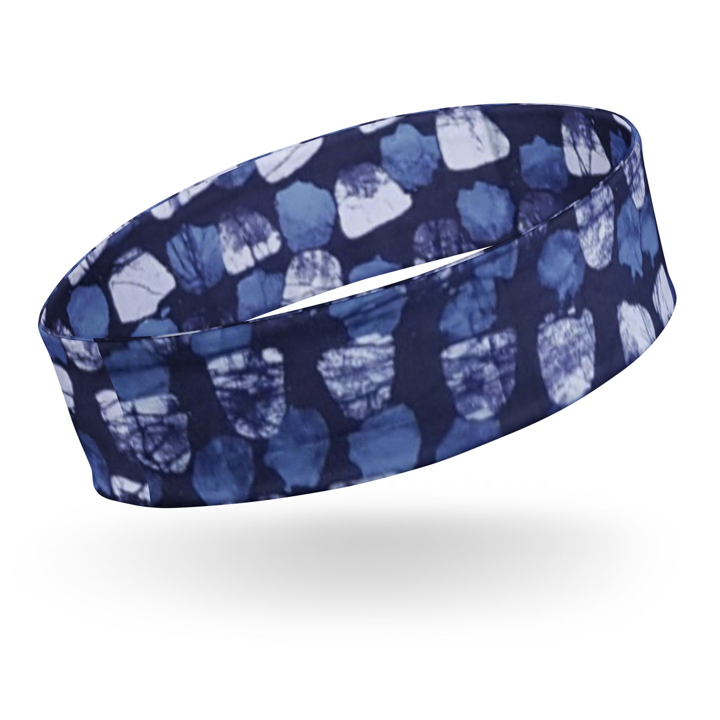 Blue Dotted Headband